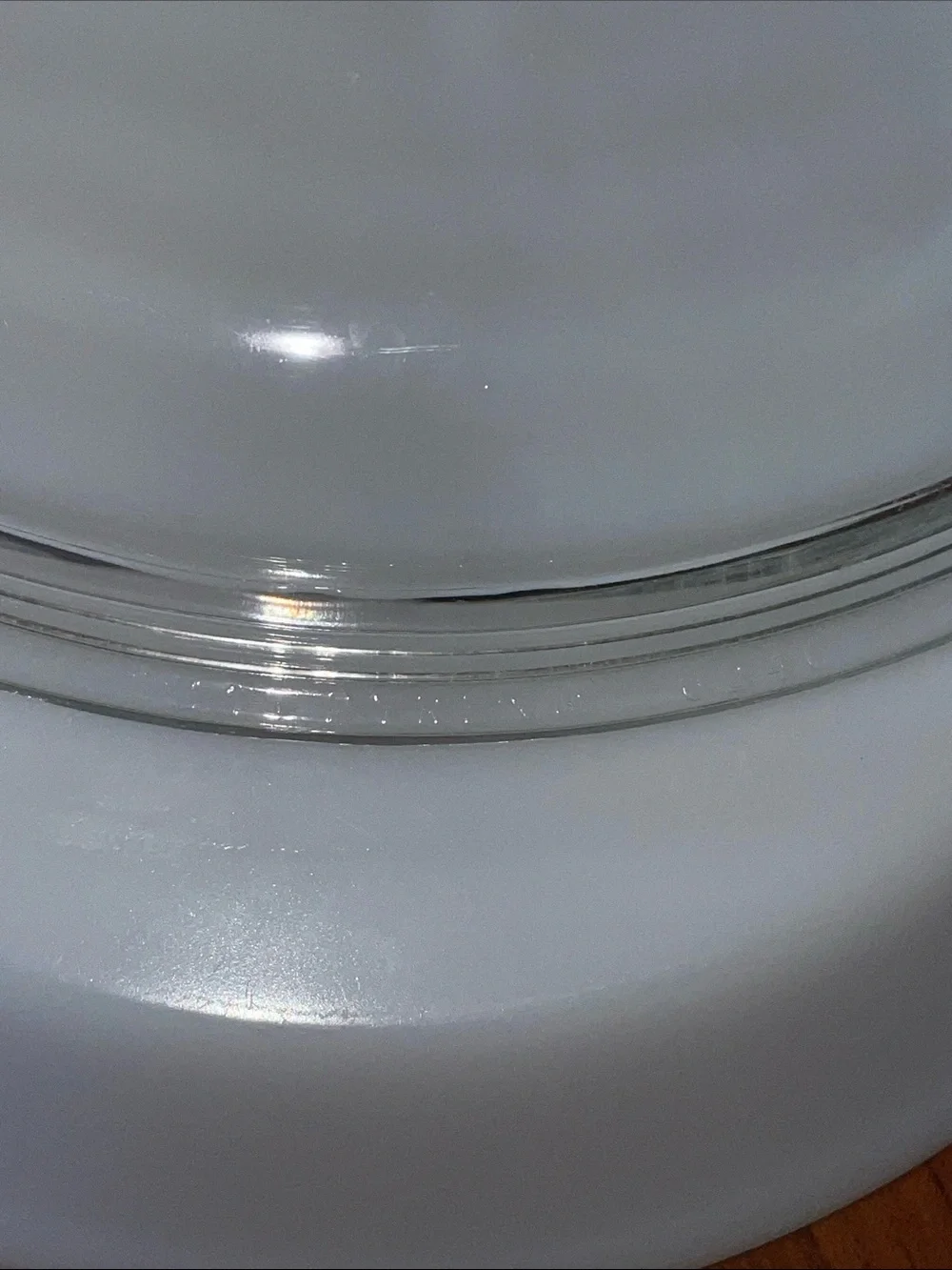 Vintage Corning Pyrex 624-C Clear Glass Replacement Lid 8.25